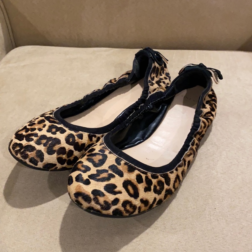 Super cute and comfortable Cole Haan Leopard Flats
